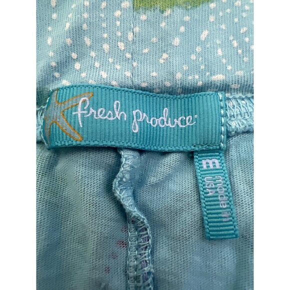 Fresh Produce Ocean Blue Fish Skirt Womans M Fishies - Picture 2 of 7